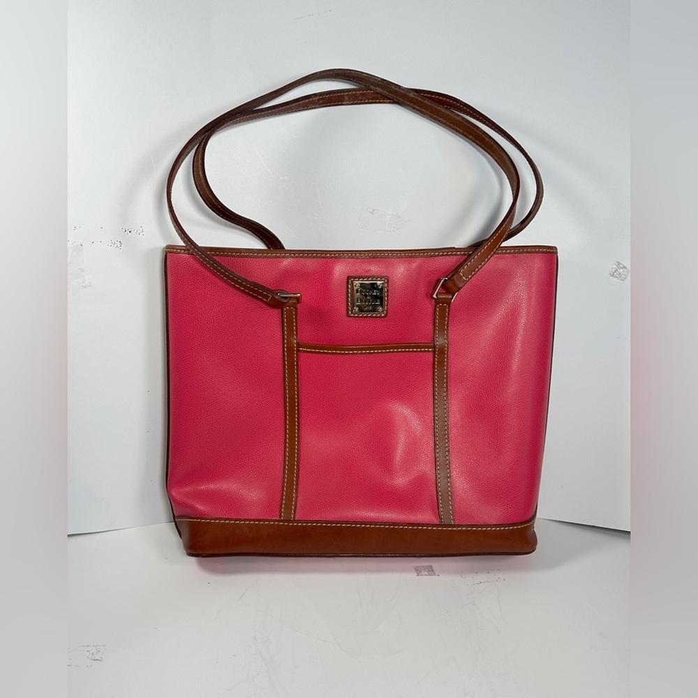 DOONEY BOURKE Cynthia Leather Large Tote Shoulder Shopper Bag Double Handle READ
